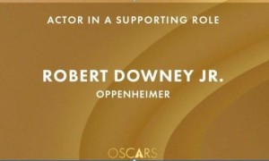 小罗伯特唐尼凭《奥本海默》获奥斯卡最佳男配角奖